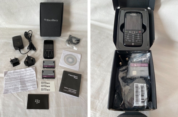 BlackBerry Pearl 3G 9105 – Schwarz Smartphone