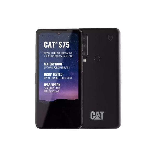 CAT S75 128GB 5G SIM-frei Smartphone – Schwarz CS75 Brandneu Versiegelt