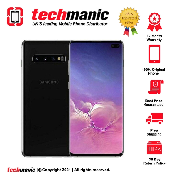 Samsung Galaxy S10+ Plus – 128GB – Prismenschwarz (entsperrt) Smartphone – Klasse C+