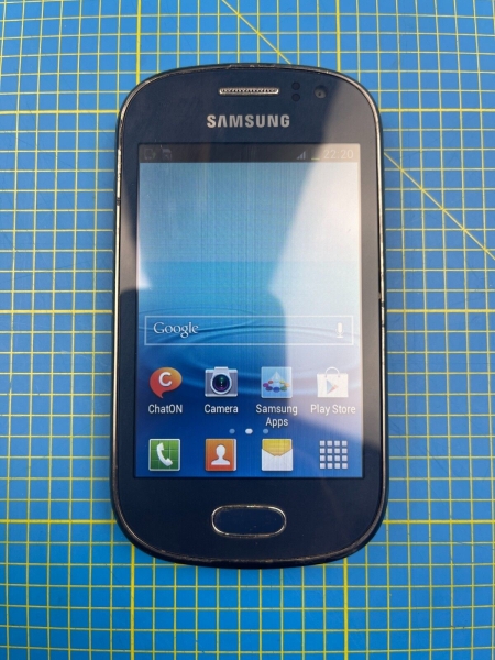 Samsung Galaxy Fame GT-S6810P – 4 GB – blau (Tesco Mobile) Smartphone