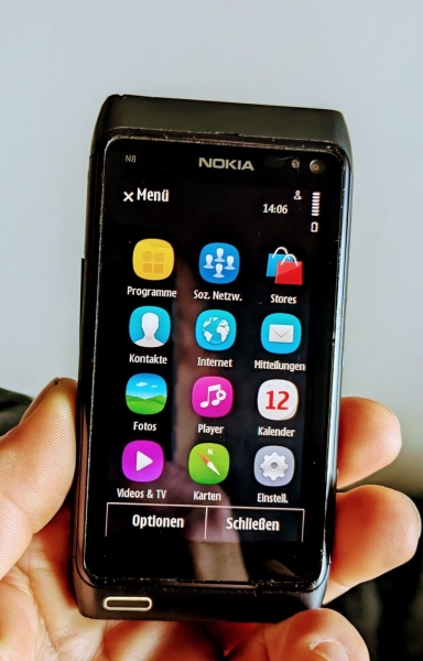 Nokia N8-00 Smartphone Handy Grau 16GB