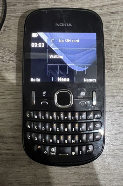 Nokia Asha 200 Dual-SIM-Smartphone (entsperrt) – Graphite ohne Verpackung