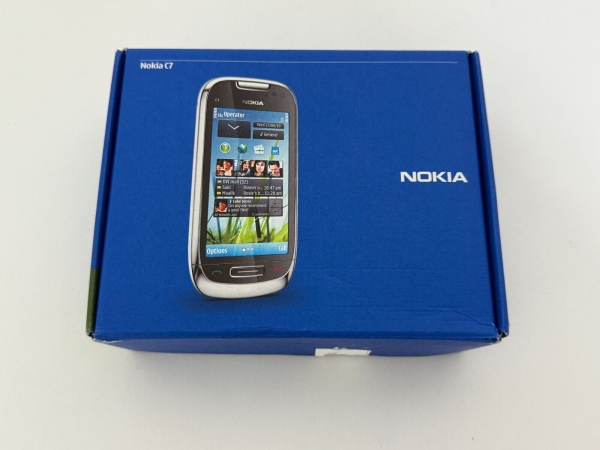 BRANDNEUES NOKIA C7-00 ENTSPERRTES TELEFON – BLUETOOTH – 8MP KAMERA – 3G – WIFI