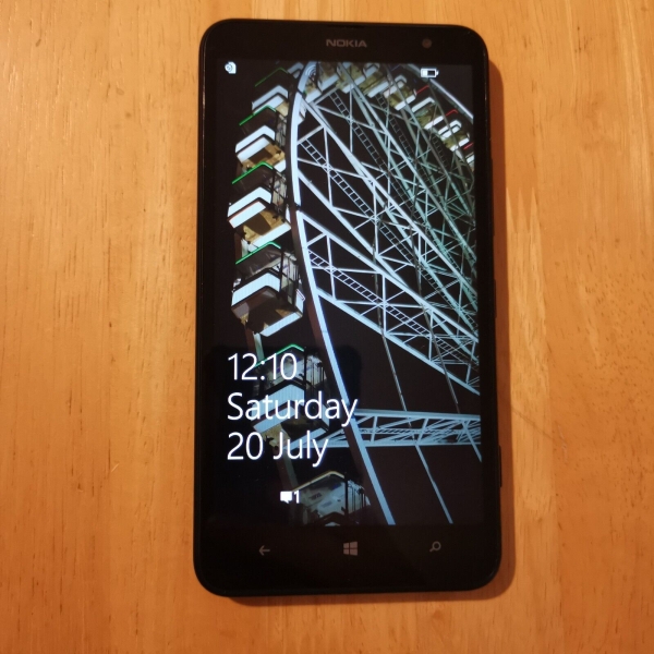 Nokia Lumia 1320 – 8GB – schwarzes (entsperrt) Smartphone – Hervorragend – nur Mobilteil