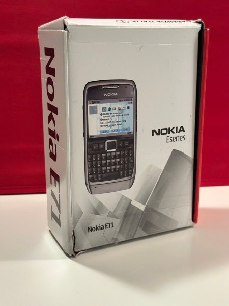 Nokia  E71 – White Steel (without Simlock) Smartphone – collectors Item