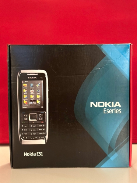 Nokia  E51 – Black Steel (Without SIMlock) Smartphone – collectors item