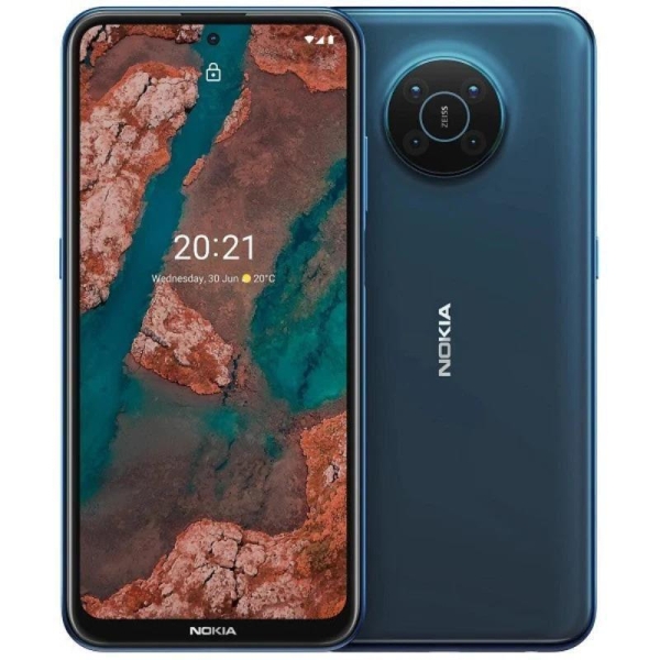 Nokia X20 5G 128GB 8GB Nordic Blue entsperrt Android Handy Smartphone TA-1341 B