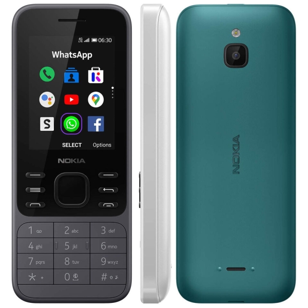 Original Nokia 6300 4G LTE Cell Phone 3Colors Unlocked Dual SIM KaiOS SmartPhone