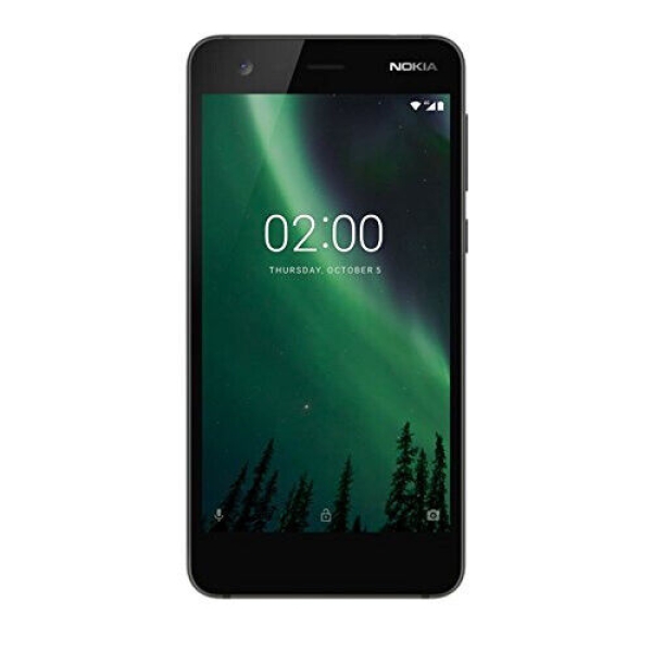 Nokia 2 (2017) Dual-SIM 8GB schwarz Smartphone ohne Simlock Gut – Refurbished