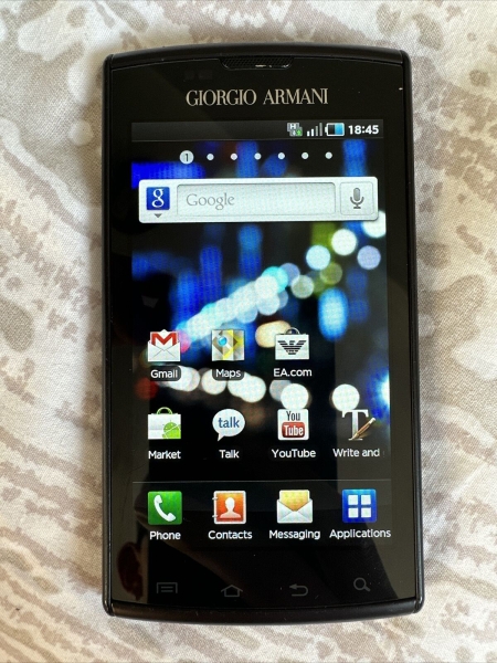 Samsung I9010 Galaxy S Giorgio Armani Android Smartphone RAR