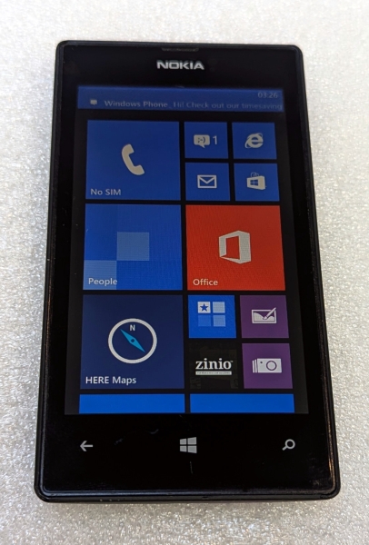 ORIGINAL NOKIA LUMIA 520 8GB WINDOWS PHONE 8 SINGLE SIM SCHWARZ GUTER ZUSTAND – ENTSPERRT