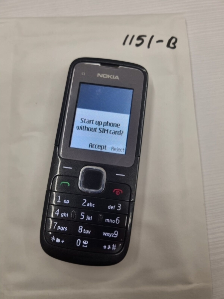 Nokia C1-01 Handy (entsperrt) – Dunkelgrau