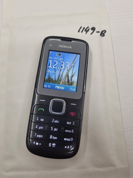 Nokia C1-01 Handy (entsperrt) – Dunkelgrau