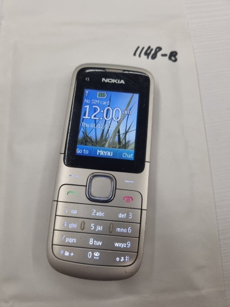 Nokia C1-01 Handy (entsperrt) – Warm Silver