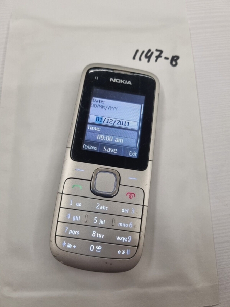 Nokia C1-01 Handy (entsperrt) – Warm Silver