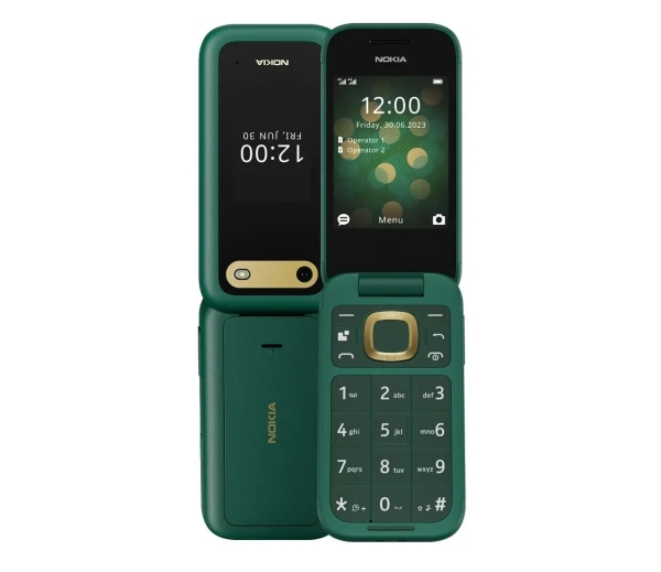 Nokia 2660 4G Flip Grün 2,8 Zoll + 1,77 Zoll 1450 mAh Smartphone Handy LTE