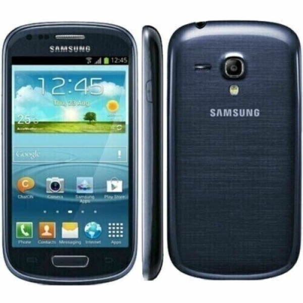 Samsung Galaxy S III Mini GT-I8190 – 8GB – Kieselblau mit USB – Smartphone