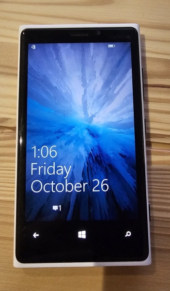 Nokia  Lumia 920 – 32GB – Weiß (Ohne Simlock) Smartphone (A00008809)