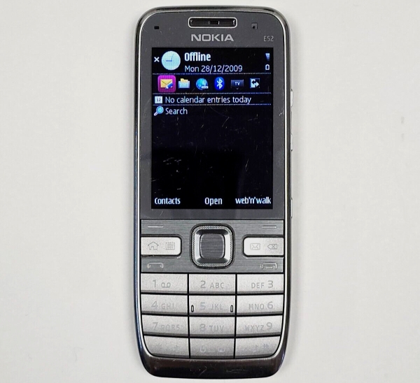 Nokia E52 – Metal Grey – Metallgrau Smartphone