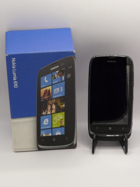 Nokia Lumia 610 – in schwarz, Smartphone, gebraucht