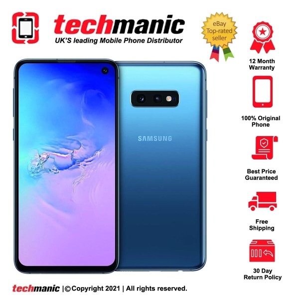 Samsung Galaxy S10e SM-G970 – 128 GB – prismenblau (entsperrt) Smartphone