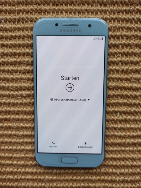 Samsung Galaxy A3 2017 A320F Blau 16 GB Ohne Simlock Smartphone Android