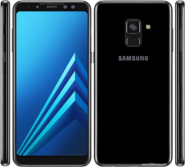 Samsung Galaxy A8 (2018) schwarz 32GB/4GB 4G LTE NFC entsperrt Android Smartphone