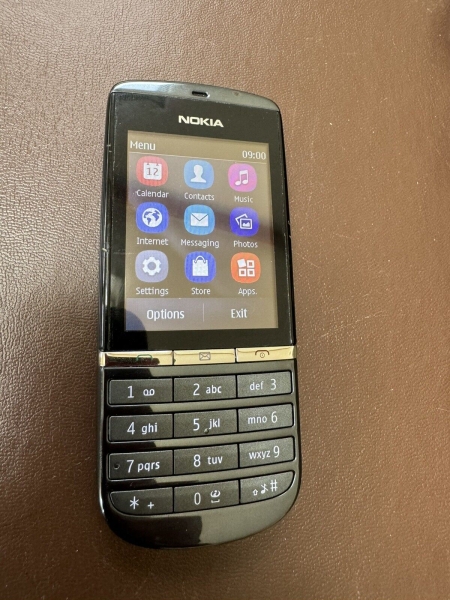 Vintage Handy Smartphone: Nokia Asha 300 – Graphite (Vodafone) Smartphone