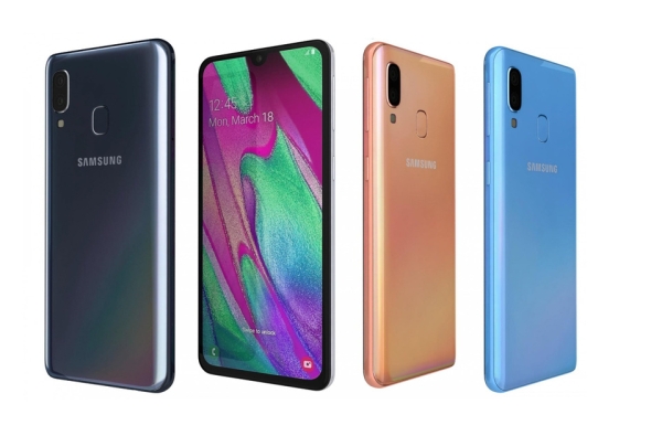 Samsung Galaxy A40 64GB Dual Sim entsperrt 4G Android Smartphone verschiedene Farben