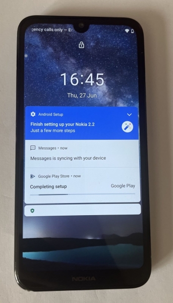 „Nokia 2.2 TA-1188 4G 16GB grau Android Smartphone entsperrt „“Gebrauchtzustand“““