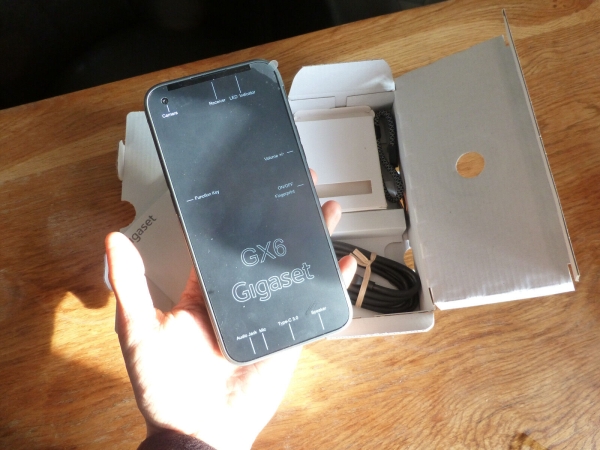 Neues Outdoorsmartphone Gigaset Gx6 Titanum Grey