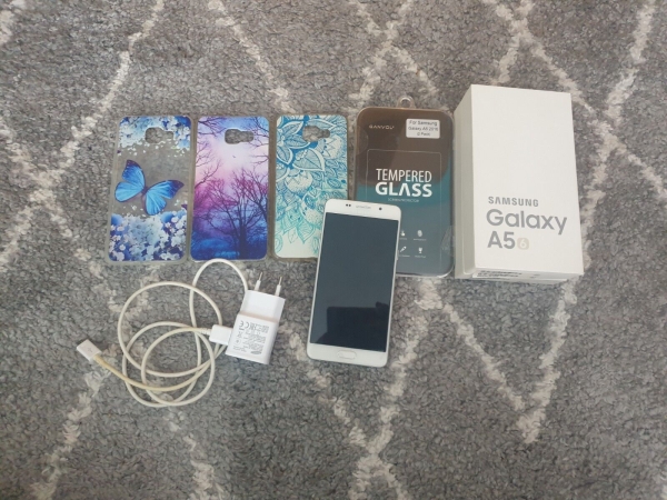 Samsung  Galaxy A5 SM-A510F – 16GB – Weiß (Ohne Simlock) Smartphone