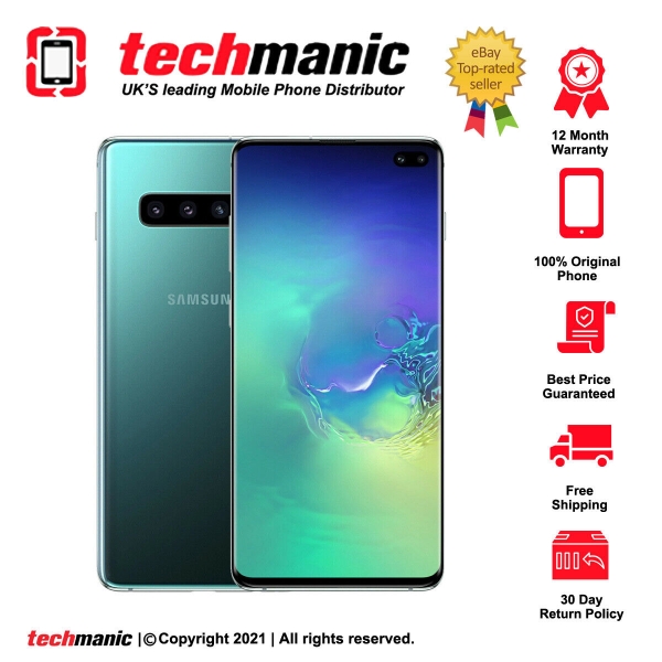 Samsung Galaxy S10+ Plus – 128 GB – Smartphone prismengrün (entsperrt) –