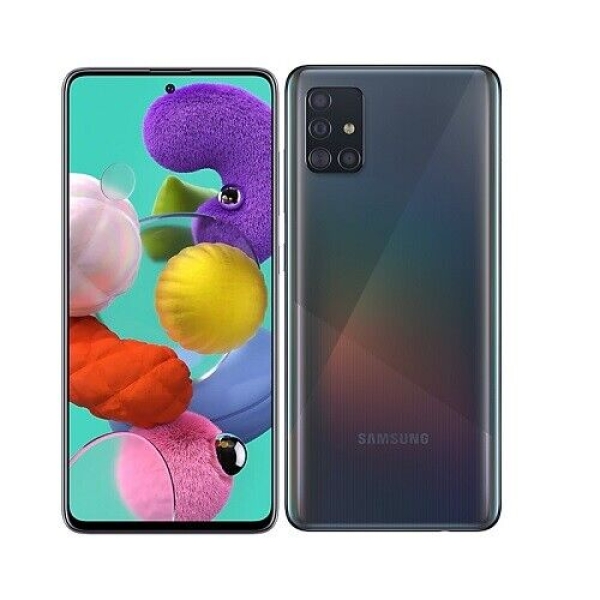 Samsung Galaxy A51 schwarz 128GB/6GB 5G LTE NFC entsperren Android Smartphone SM-A515F