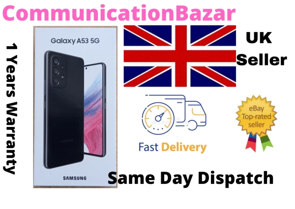 Neu Samsung Galaxy A53 5G 6,5″ Smartphone 128GB 6GB RAM entsperrt Simfrei