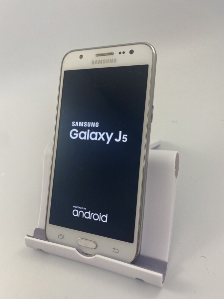 Samsung Galaxy J5 J500FN 8GB entsperrt kristallweiß Android Smartphone 13MP Cam