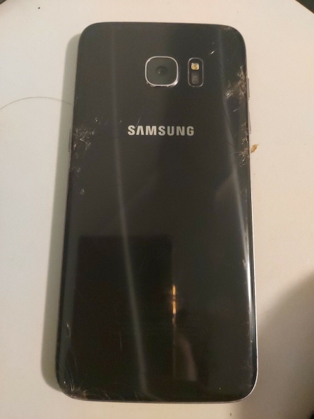 Samsung Galaxy S7 edge SM-G935F – 32GB – Black Onyx (Entsperrt) Defekt Pink Line