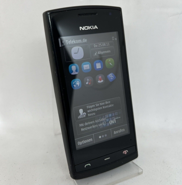 Nokia 500 (RM-750) Smartphone in Schwarz (Sehr guter Zustand & ohne Simlock)