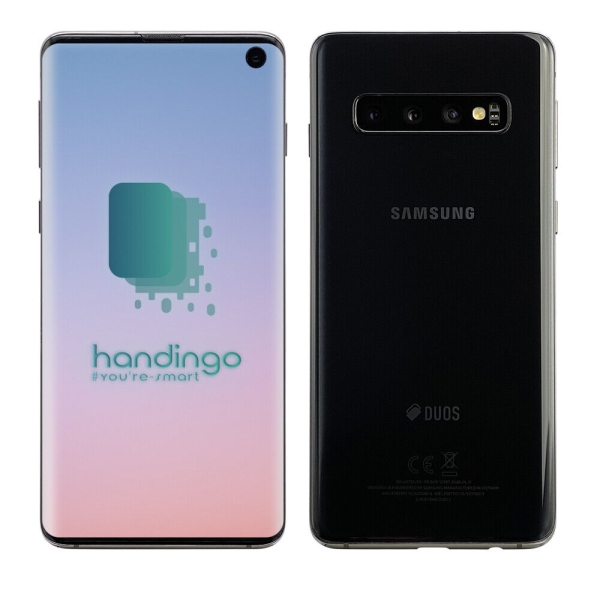 Samsung Galaxy S10 Smartphone Schwarz 128GB 6.1 Zoll 8 GB RAM Akzeptabel