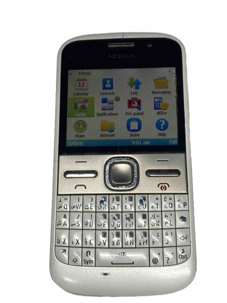 Nokia E Series E5-00 Smartphone (entsperrt) – Chalk White 256 MB gebraucht 5….