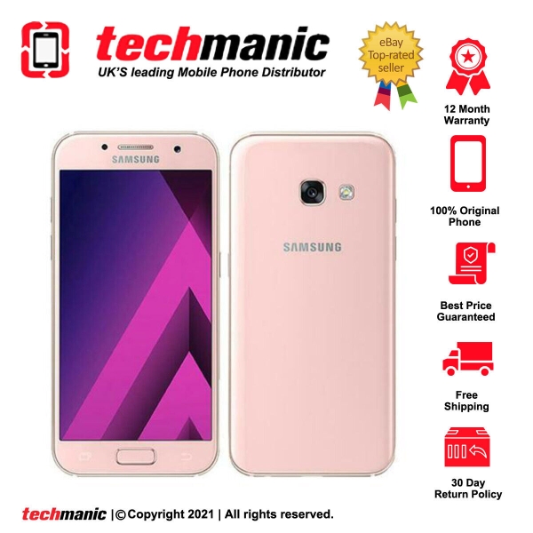 Samsung Galaxy A3 (2017) SM-A320F – 16 GB – rosa (entsperrt) Smartphone