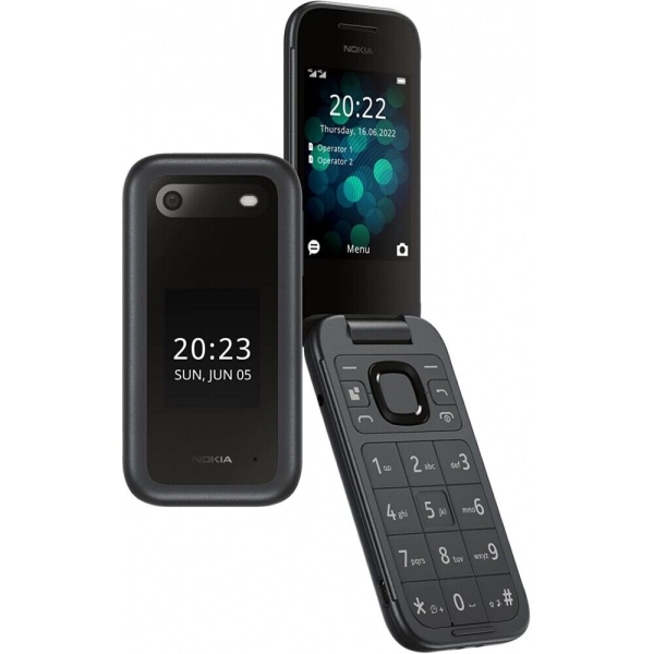 Nokia 2660 Flip – Smartphone – 2,8 Zoll – Klapphandy – Bluetooth -128 MB-schwarz