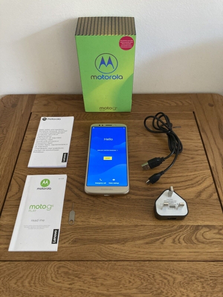 Motorola Moto G6 XT1922-2 6. Gen 32GB entsperrt Smartphone – silber