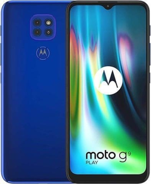 Motorola Moto G9 Play 64GB 4GB Android entsperrt blau Handy Smartphone XT2083-3