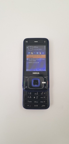 💕 Sehr guter Zustand blaues Nokia N-81 Handy mit N-Gage 2.0 Mod & riesigem Java Spielepaket 💕