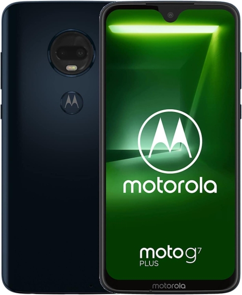 Motorola Moto G7 Plus 64GB Deep Indigo entsperrt SIM-frei Android Smartphone A