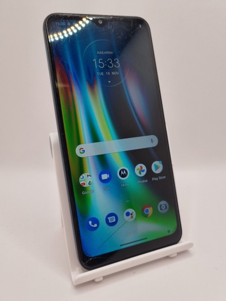 Motorola Moto G9 Play grün entsperrt 64GB 6,5″ Android Smartphone gesprungen