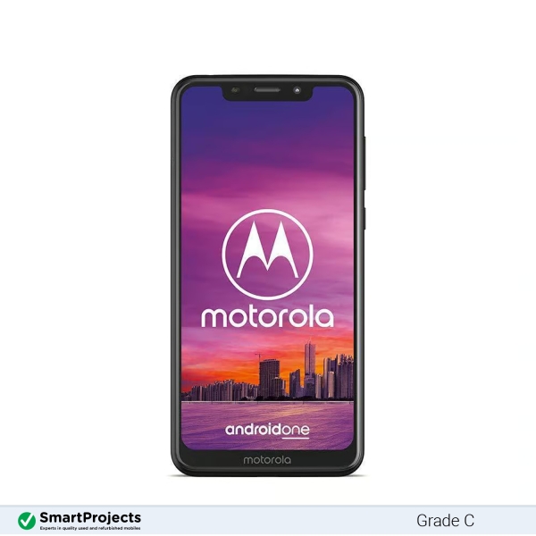 Motorola Moto One Schwarz 64GB Grade C – Ohne Simlock Smartphone