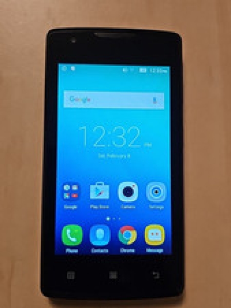 Lenovo A1000 schwarz entsperrt 8GB Doppel-SIM-Karten Smartphone