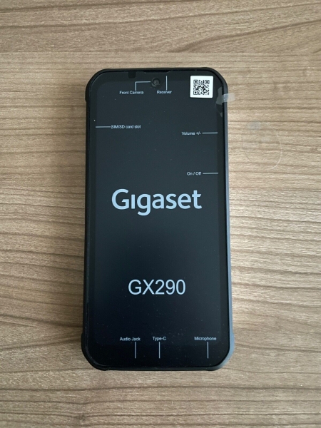 Smartphone Gigaset GX290 Plus – 64GB – Schwarz (Ohne Simlock) (Dual-SIM)